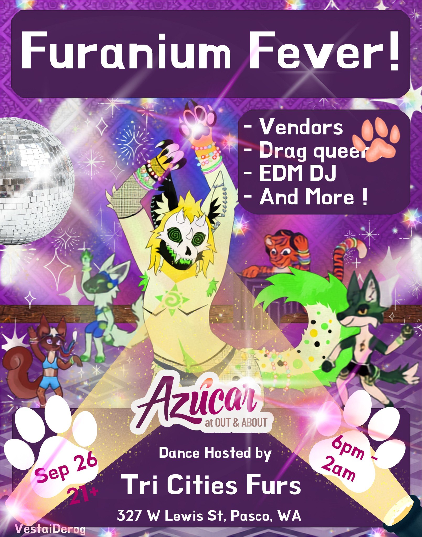Furanium Fever flyer