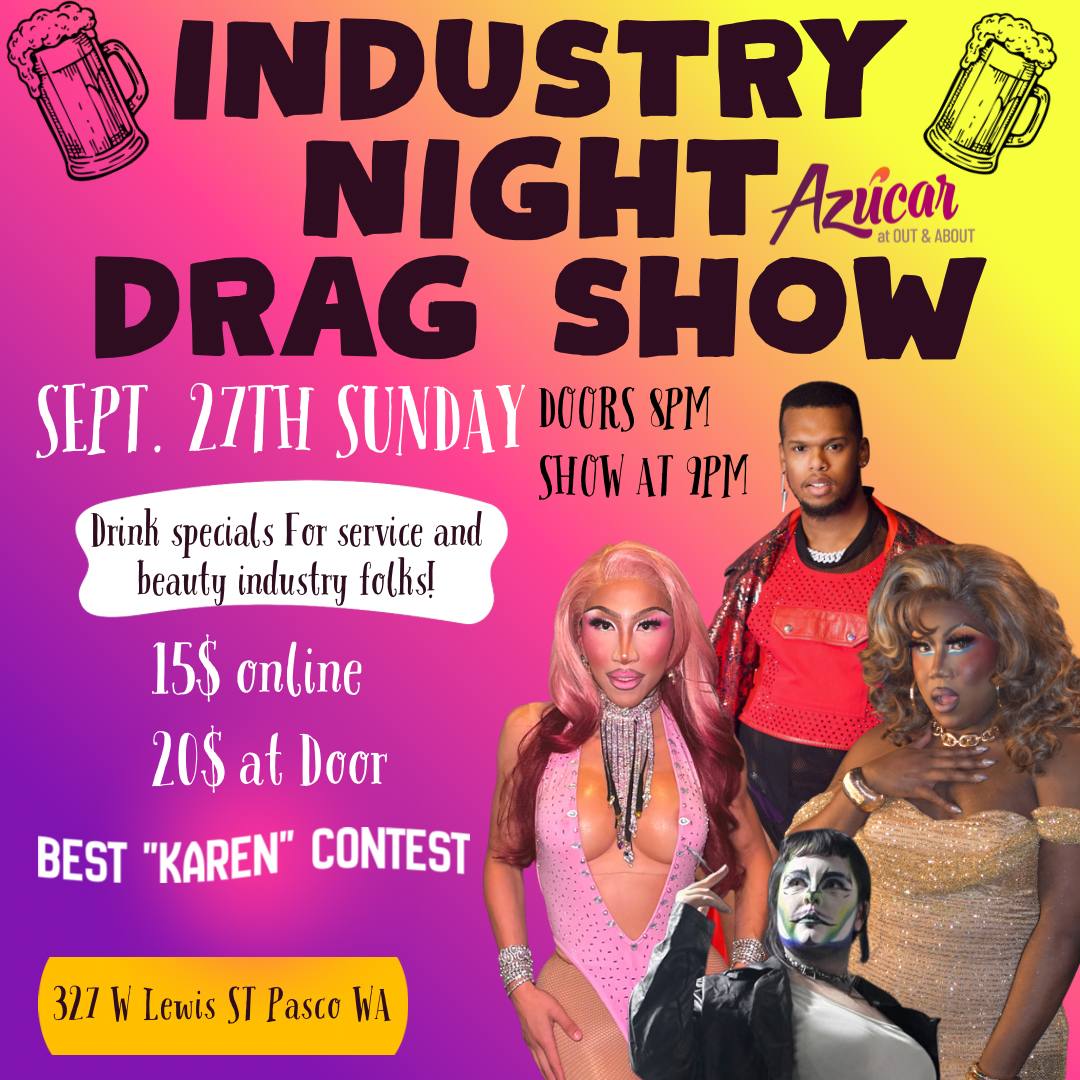 Industry Night Drag Show flyer