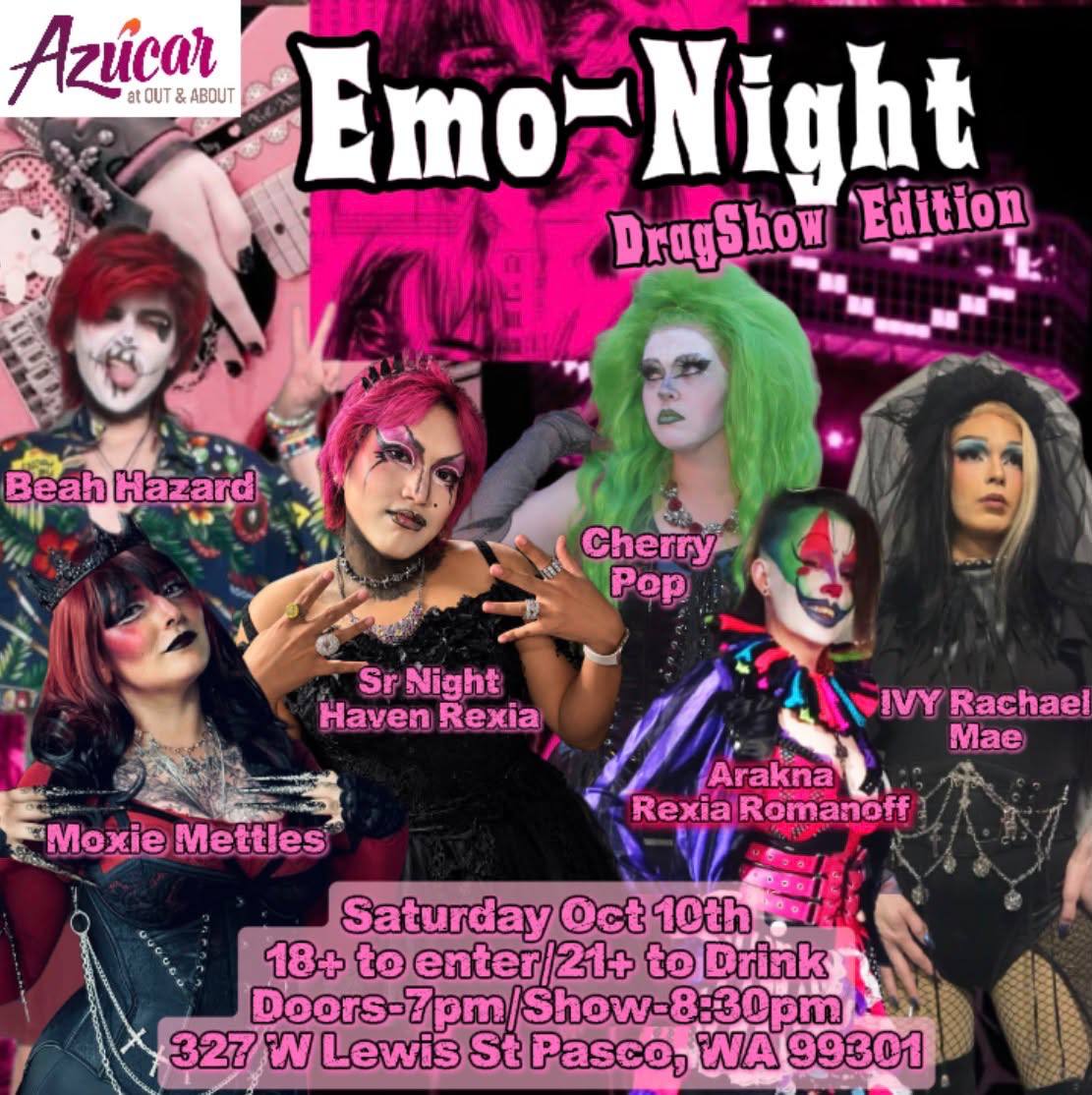 Emo-Night Drag Show Edition flyer